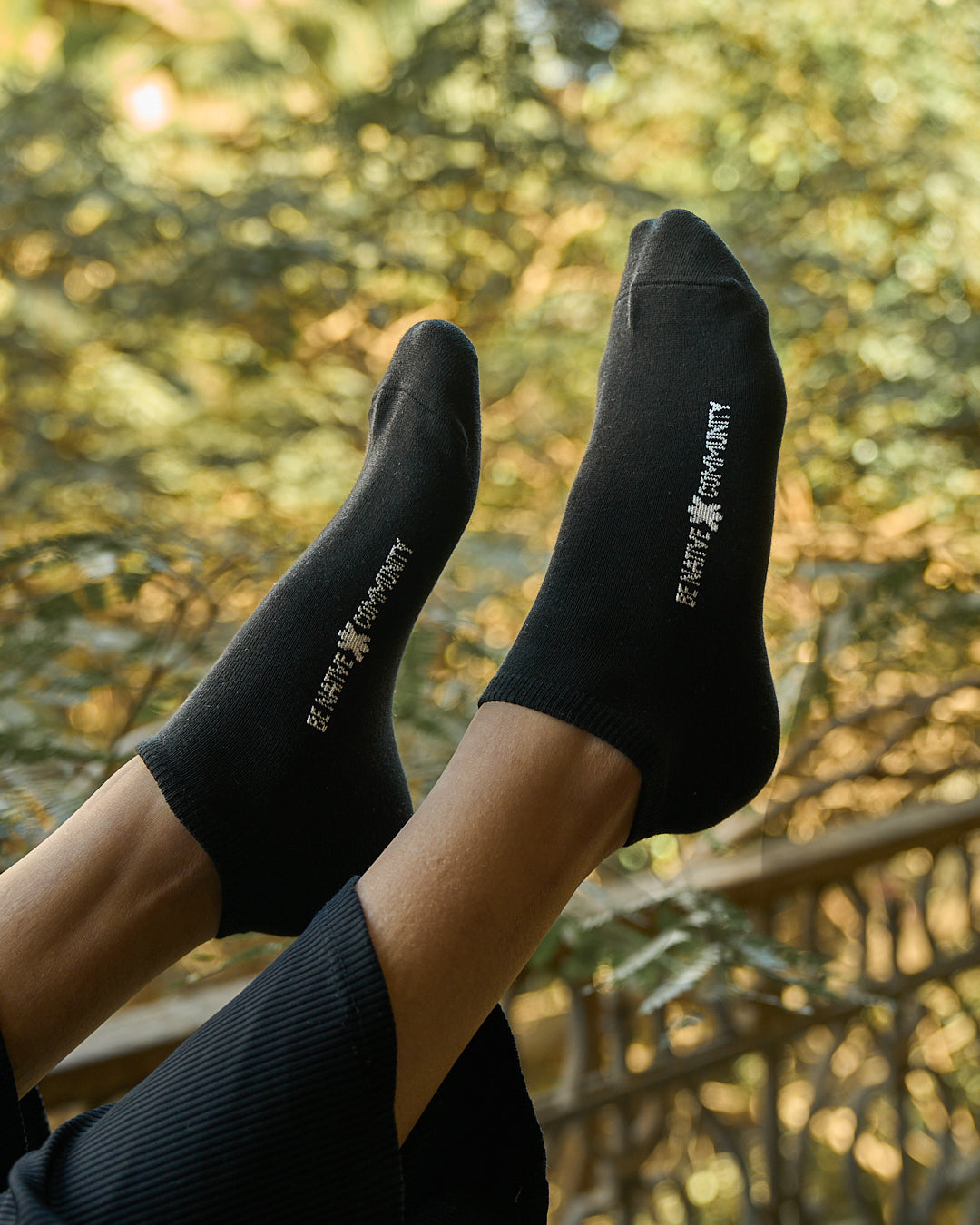 Native Community : Black Short Socks (3-Pack)