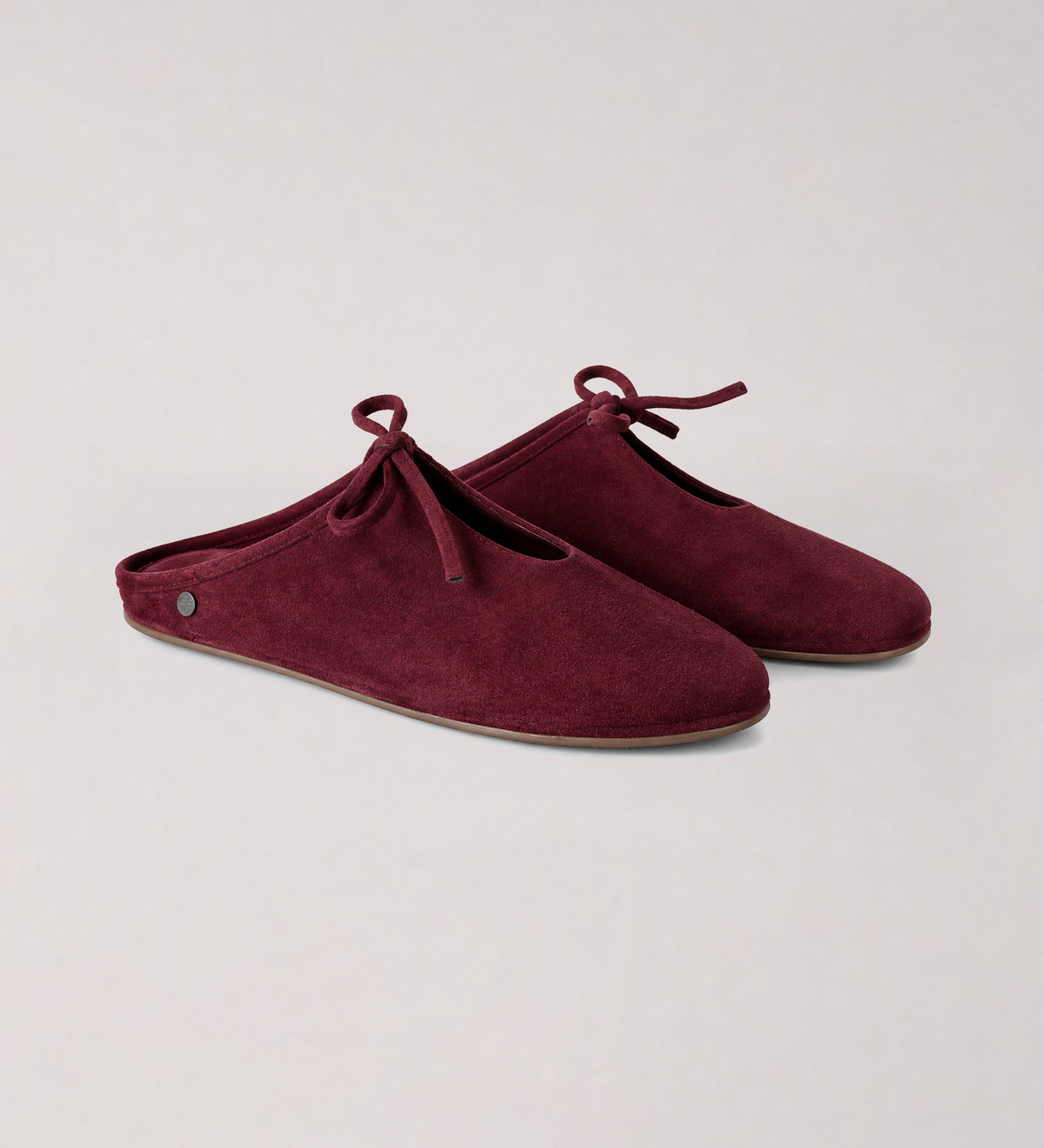 Burgundy Backless Mule