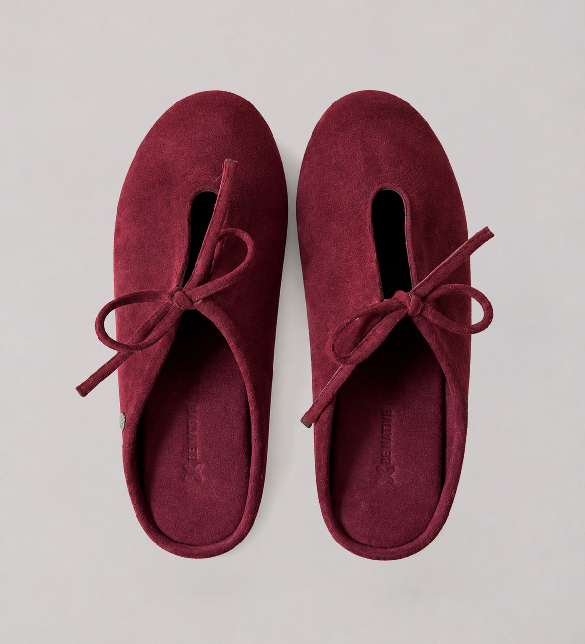 Burgundy Backless Mule