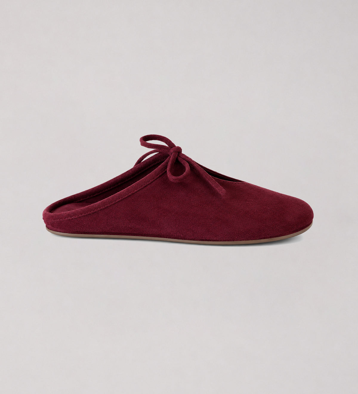 Burgundy Backless Mule