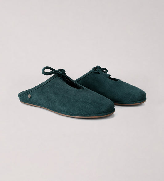 Green Backless Mule