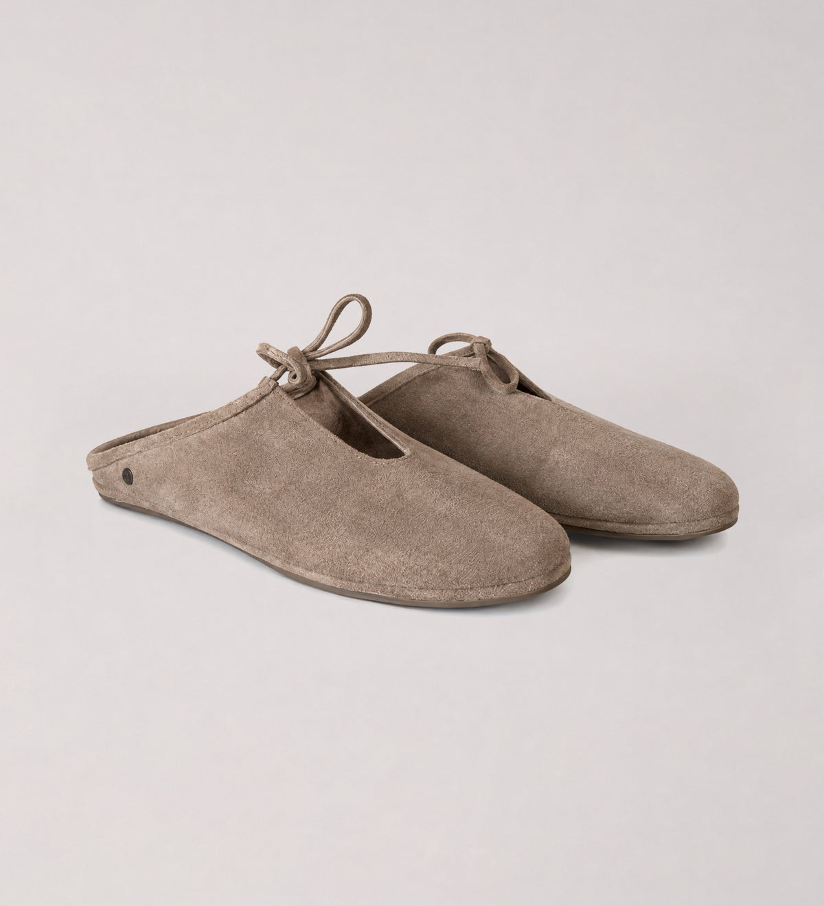 Beige Backless Mule