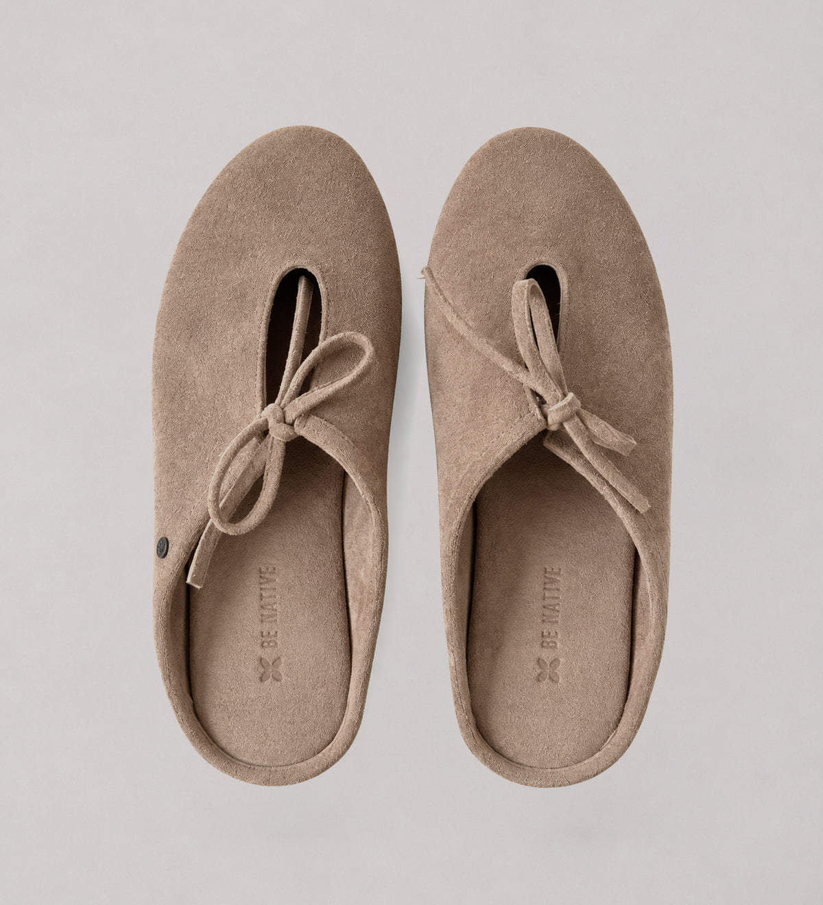 Beige Backless Mule