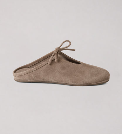Beige Backless Mule