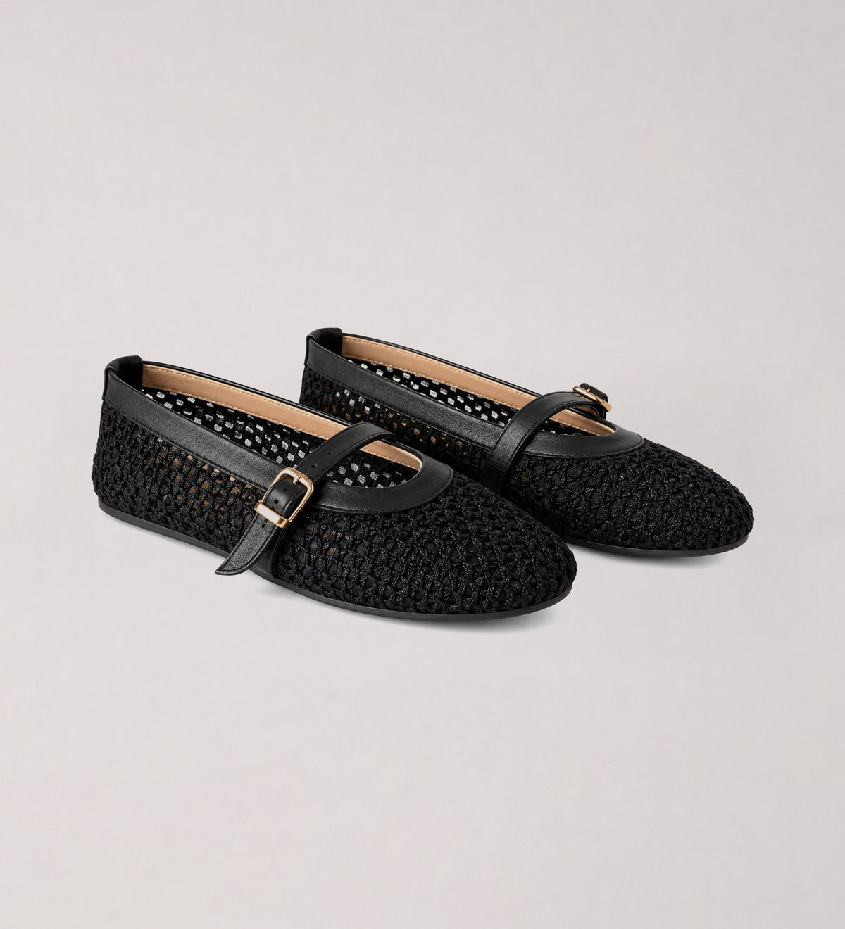 Black Flat Mary Jane