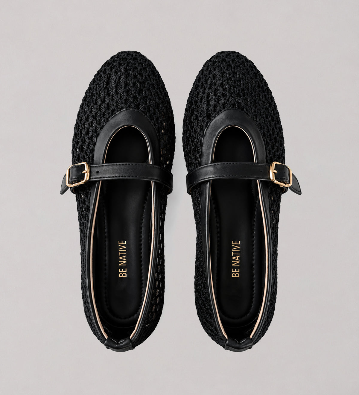 Black Flat Mary Jane