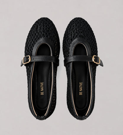 Black Flat Mary Jane