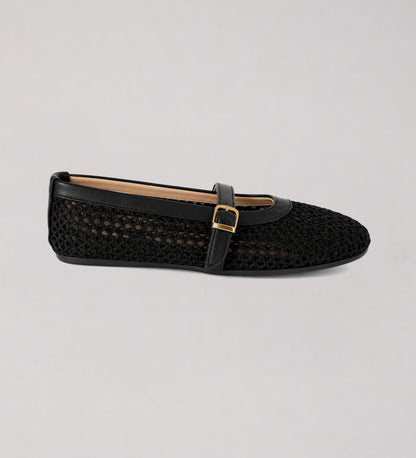 Black Flat Mary Jane