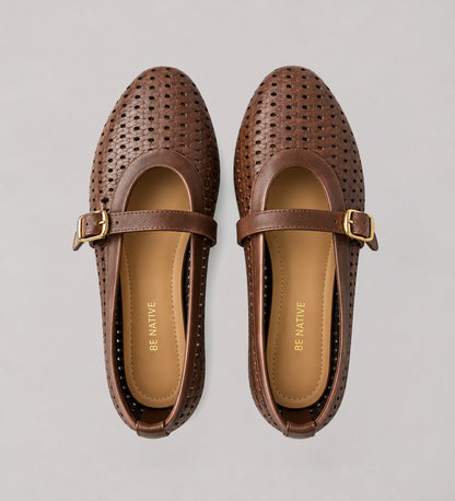 Brown Leather Mary Jane