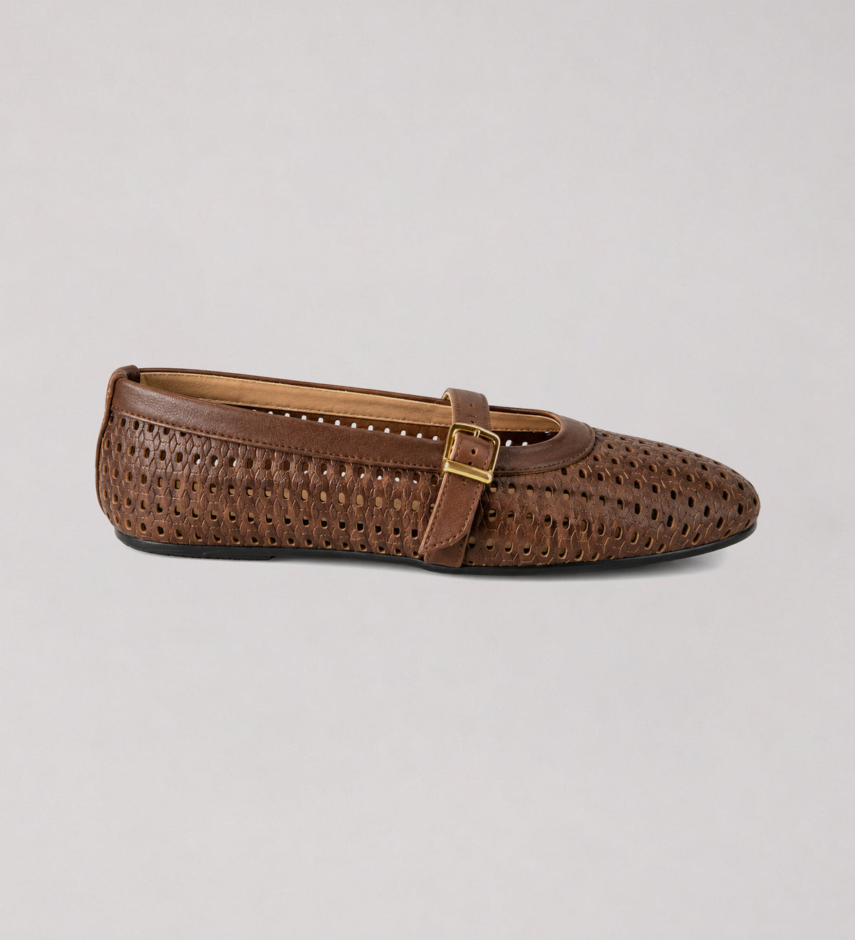 Brown Leather Mary Jane