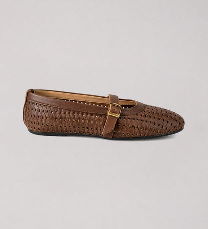 Brown Leather Mary Jane