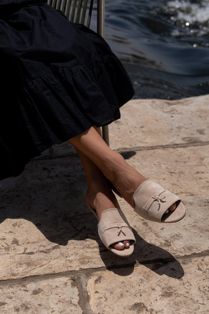 Beige Mila Slide
